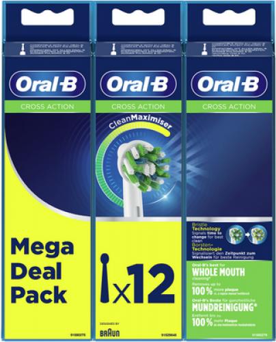 Oral-B Aufsteckbürsten Cross Action CleanMaximizer 4+4+4 FFS